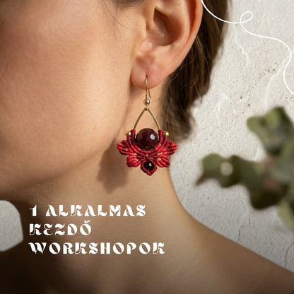 Kezdő makramé ékszerkészítő workshop – Kreatív barátnős program Budapesten