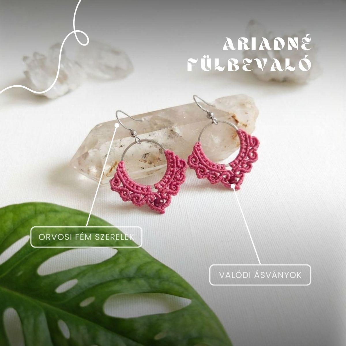 Kezdő makramé ékszerkészítő workshop – Kreatív barátnős program Budapesten