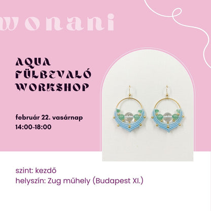 Kezdő makramé ékszerkészítő workshop – Kreatív barátnős program Budapesten