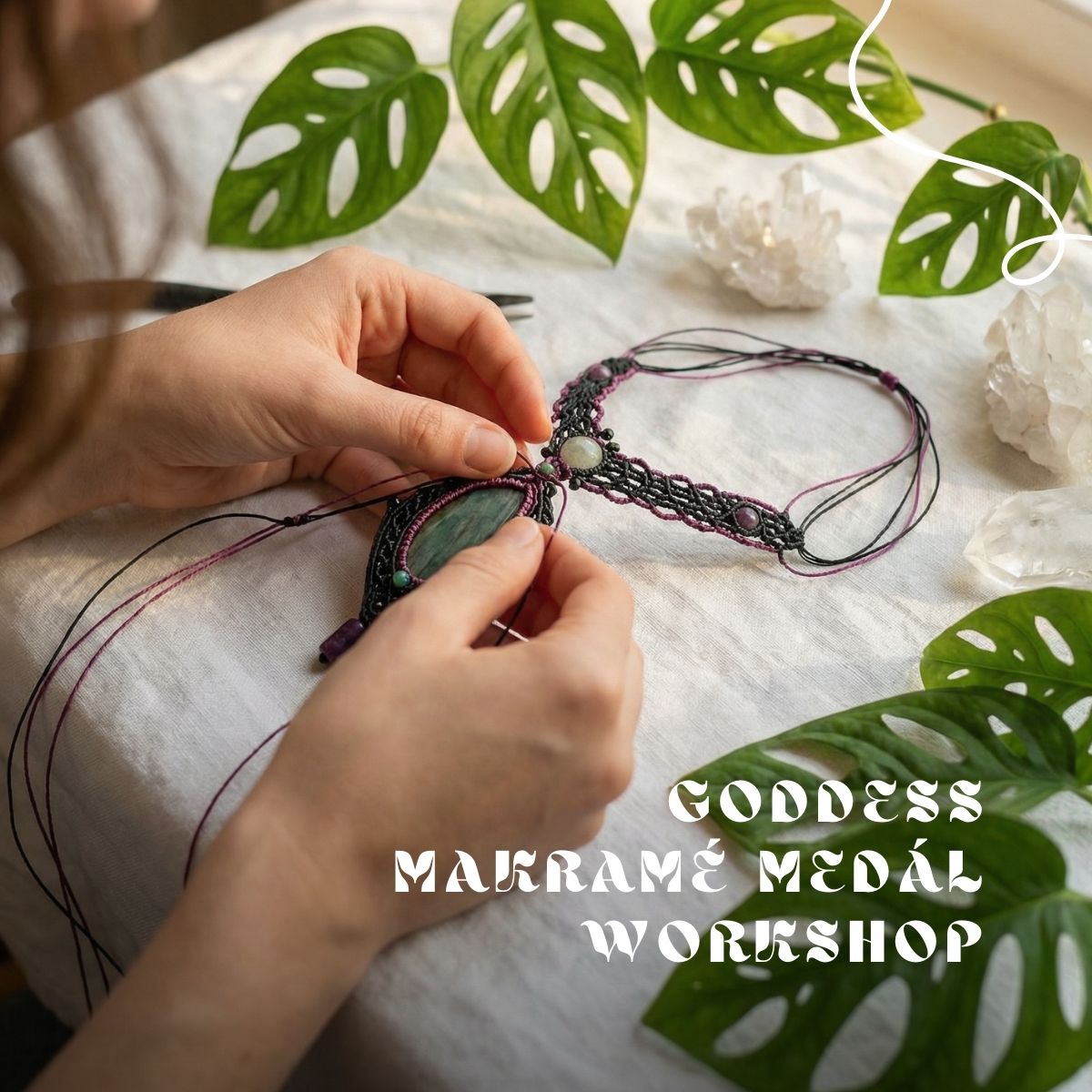 Haladó mikromakramé ékszerkészítő workshop – tervezd meg és készítsd el a saját ékszered!