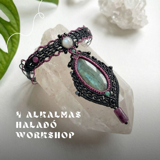 Haladó mikromakramé ékszerkészítő workshop – tervezd meg és készítsd el a saját ékszered!