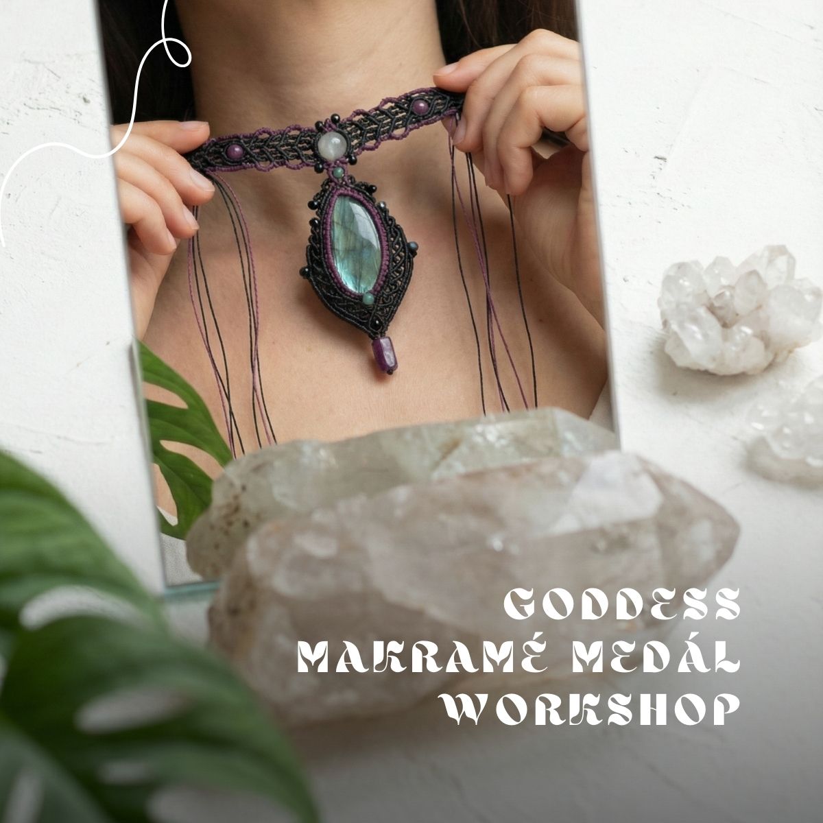 Haladó mikromakramé ékszerkészítő workshop – tervezd meg és készítsd el a saját ékszered!