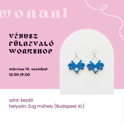 Kezdő makramé ékszerkészítő workshop – Kreatív barátnős program Budapesten